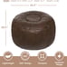 Handmade Moroccan Round Pouf Foot Stool Ottoman Seat Leather Bean Bag NEW