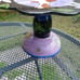 Ceramic Cake Stand Groovy Dog and Cat Chaleur K Gelff L Cheng 12 inch x 7.5 inch
