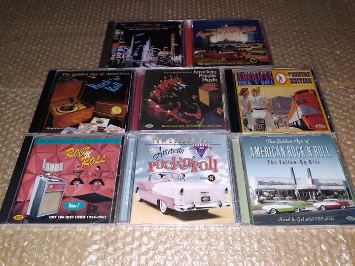The Golden Age Of American Rock 'n' Roll 8 CDS Factory Sealed ( Ace Records)