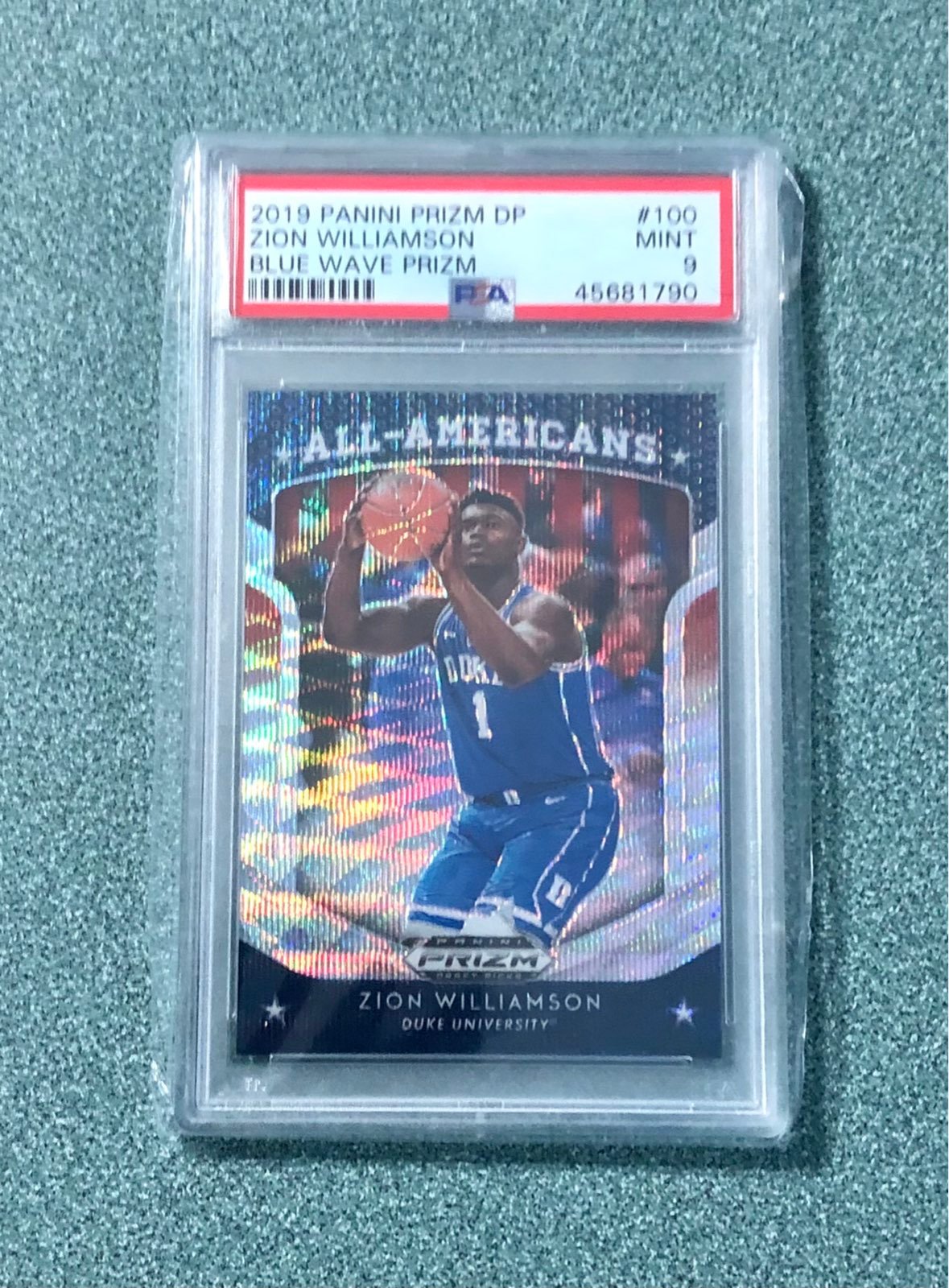 ZION WILLIAMSON Panini Prizm RC PSA 9 munimoro.gob.pe