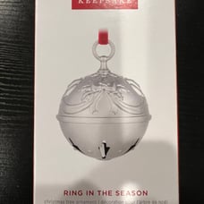 Hallmark Keepsake 2024 Ring in the Season 10th and FINAL in Series ORNAMENT NEW