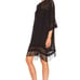 Isabel Marant Etoile Enery Cutout Fringe-Trimmed Dress red / burgandy medium