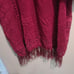Isabel Marant Etoile Enery Cutout Fringe-Trimmed Dress red / burgandy medium