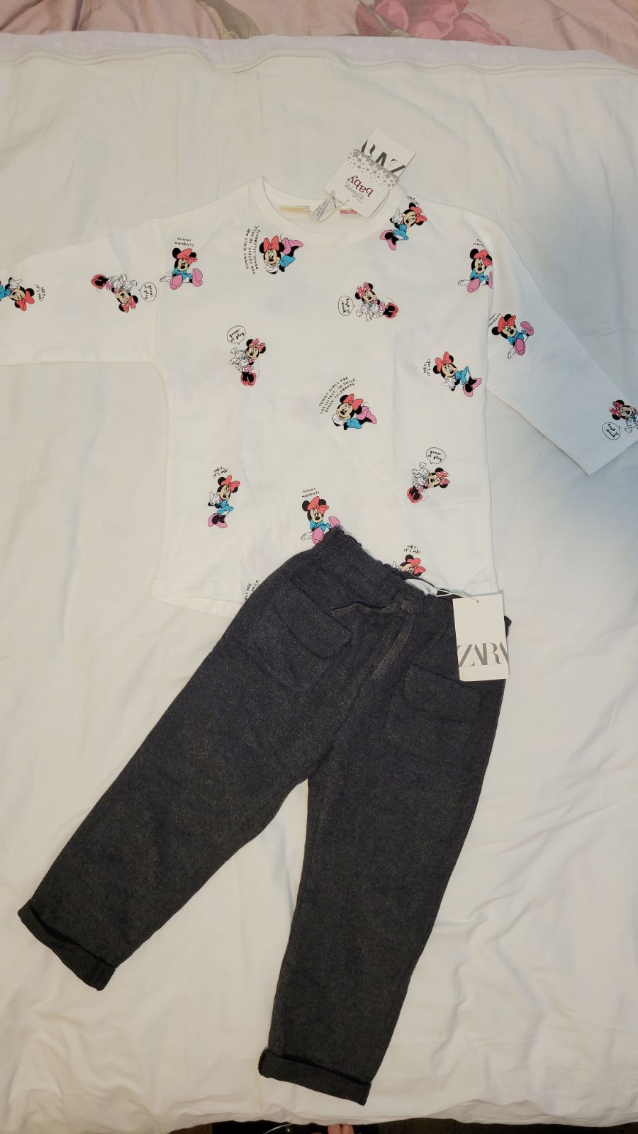 ZARA NWT set 2 -piece shirt and pants size 4-5