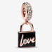 Love Padlock Dangle Charm