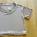 Lush Ribbed V-Neck Sweater Taupe Size Large NWT