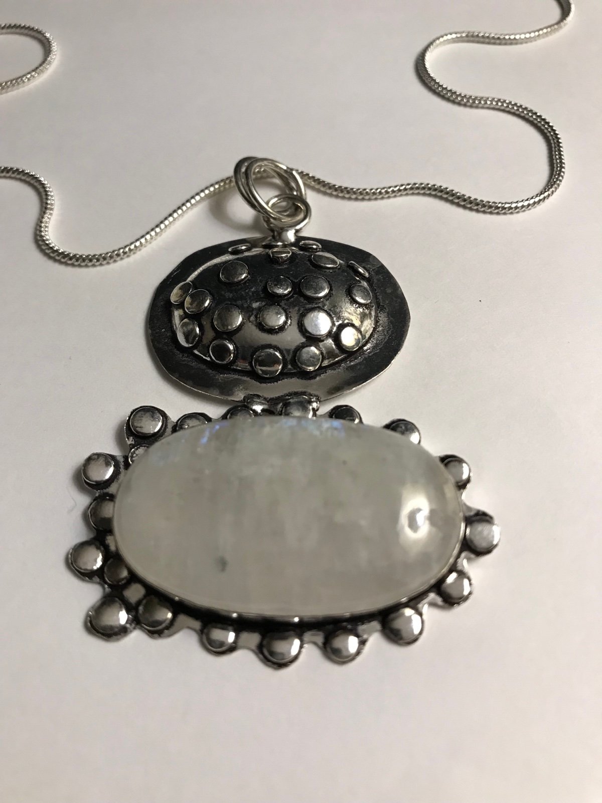 Moonstone 925 Sterling Silver Necklace