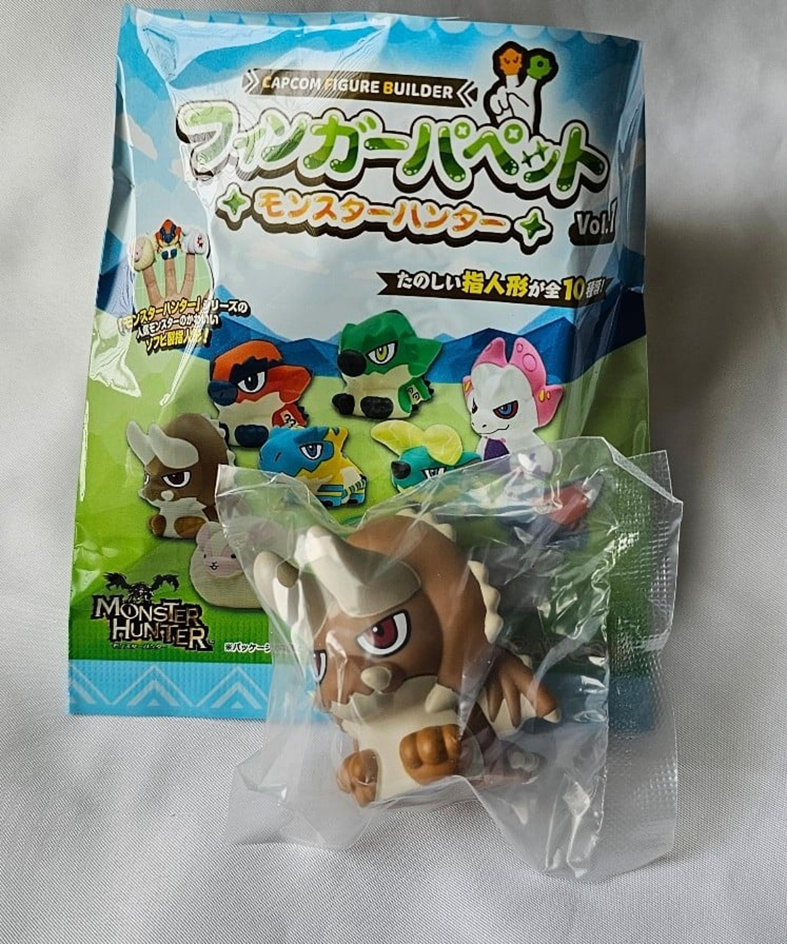 Opened Blind Bag Monster Hunter Finger Puppet Figurine Diablos