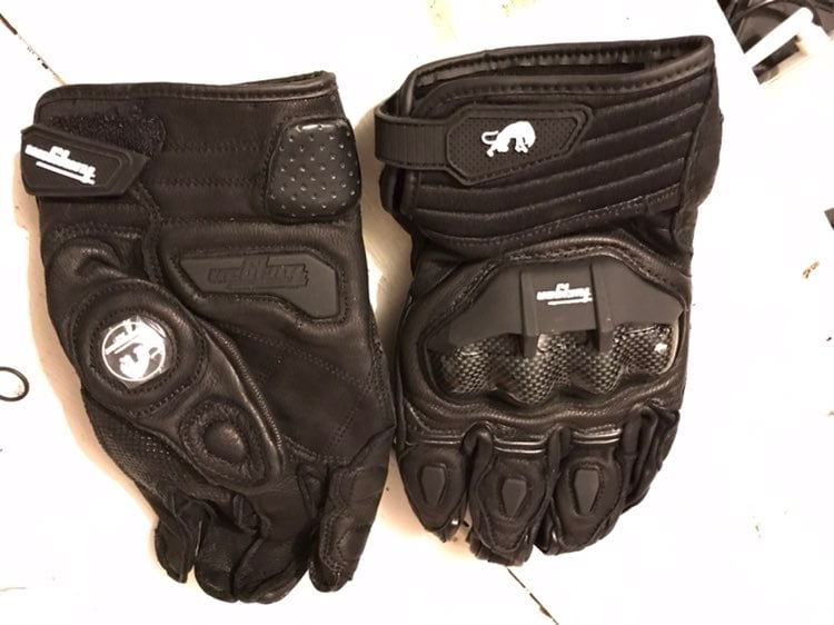 Men's Racing Carbon Fiber Genuine Leather Motorbike XL Gloves Furygan