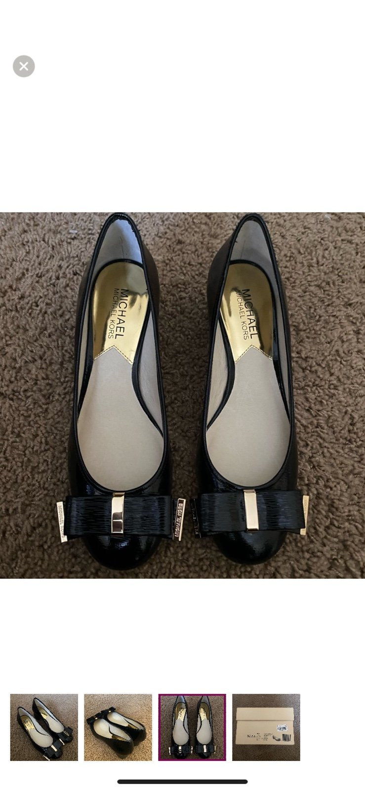 Michael Kors block heel pumps 8.5