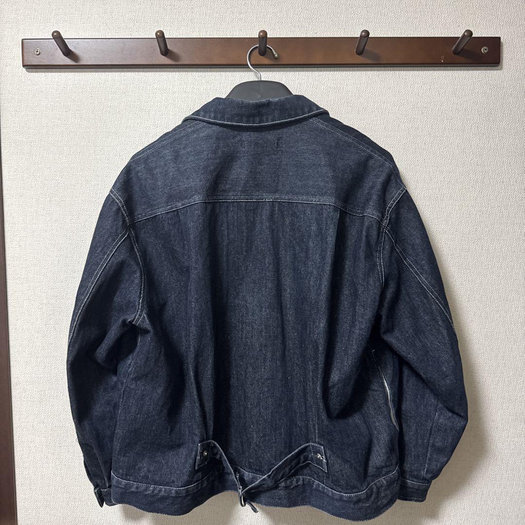 【新品】WYM LIDNM HEAVY OZ WIDE DENIM JACKET WYM】HEAVY OZ WIDE DENIM SET-UP