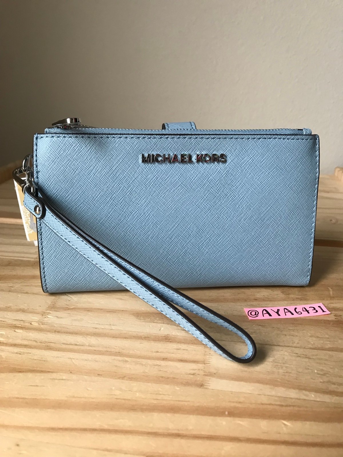 Michael Kors Jet set travel large double zip wristlet