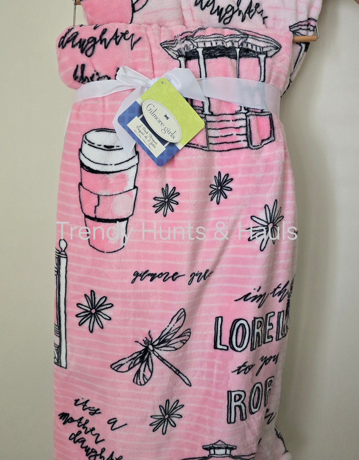 Gilmore Girl Plush Throw Blanket X 2