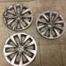 Set of 3 Toyota Camry hubcaps 2015-2017 part number 42602-06120