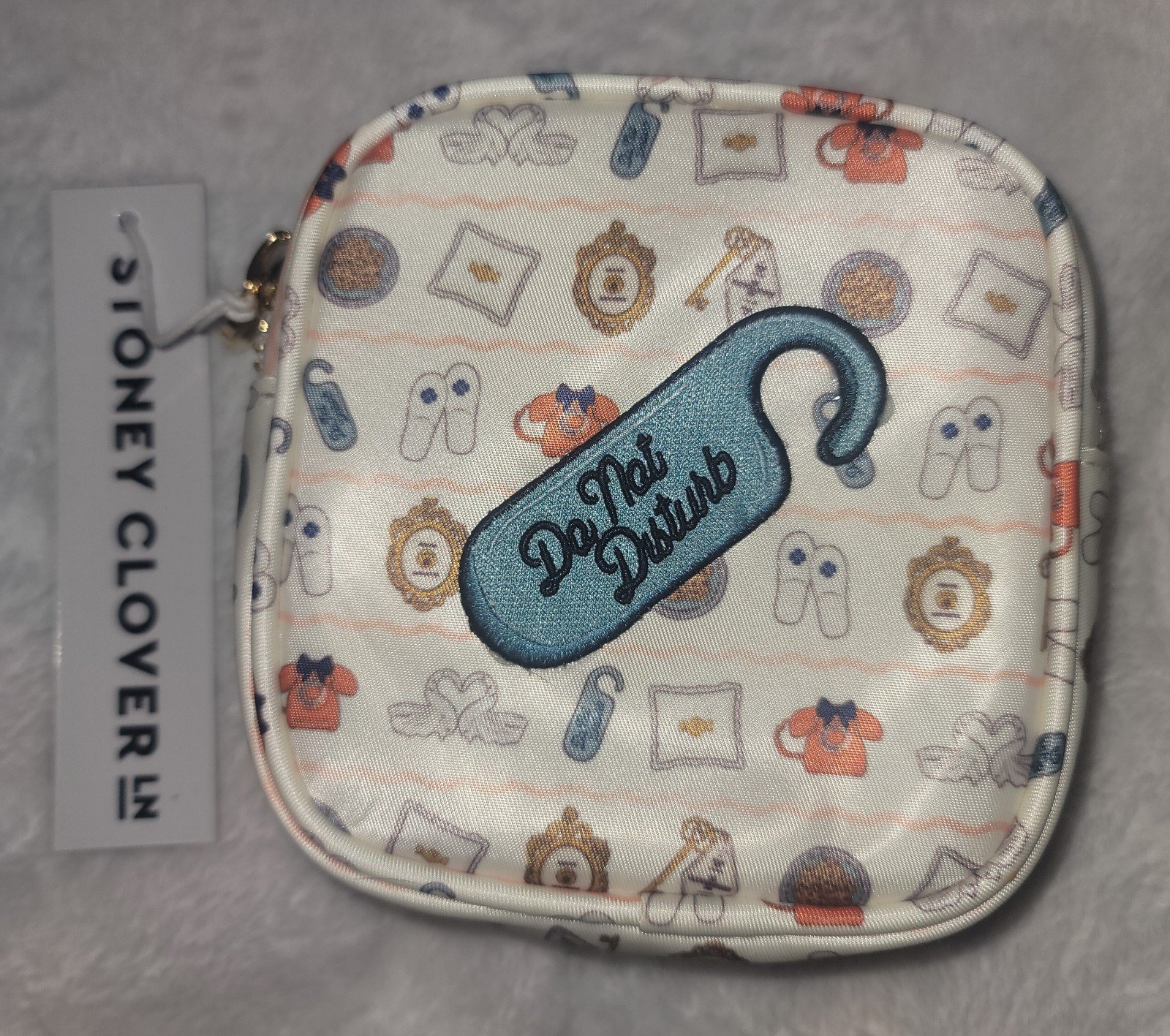 Stoney Clover x Bon Boyage Mini pouch with patch NWT