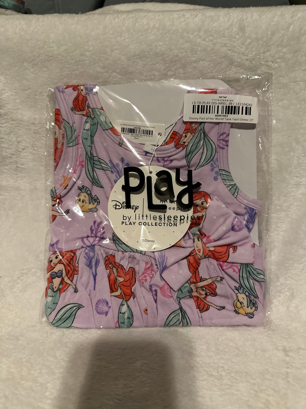 Little Sleepies little mermaid twirl dress 2T