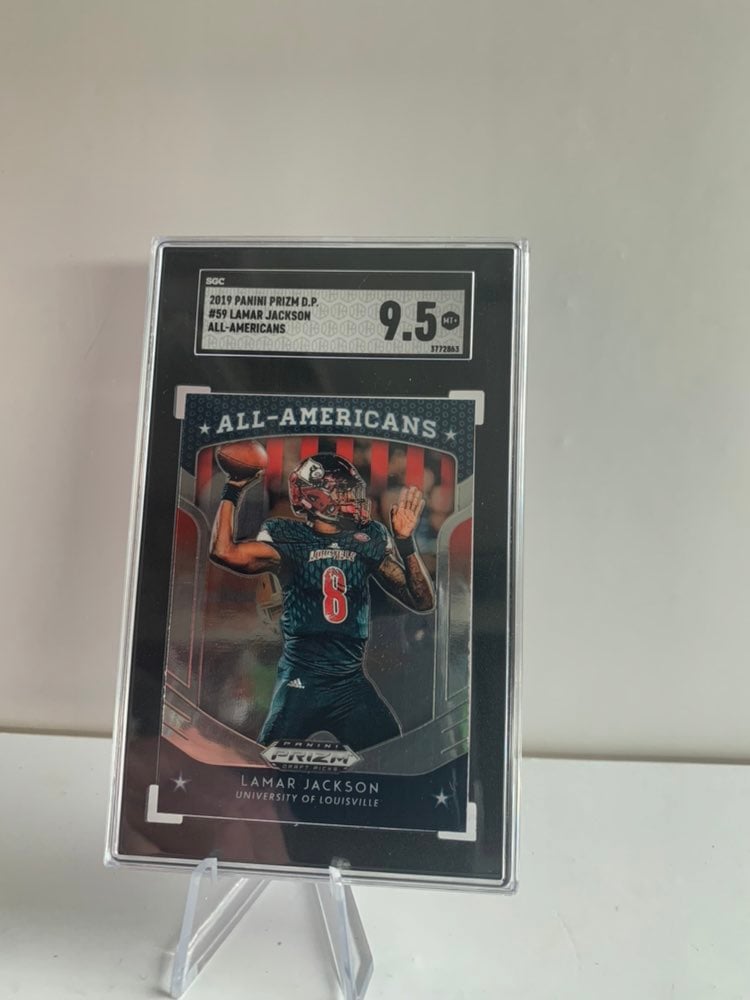 Lamar Jackson 2019 Panini Prizm SGC 9.5