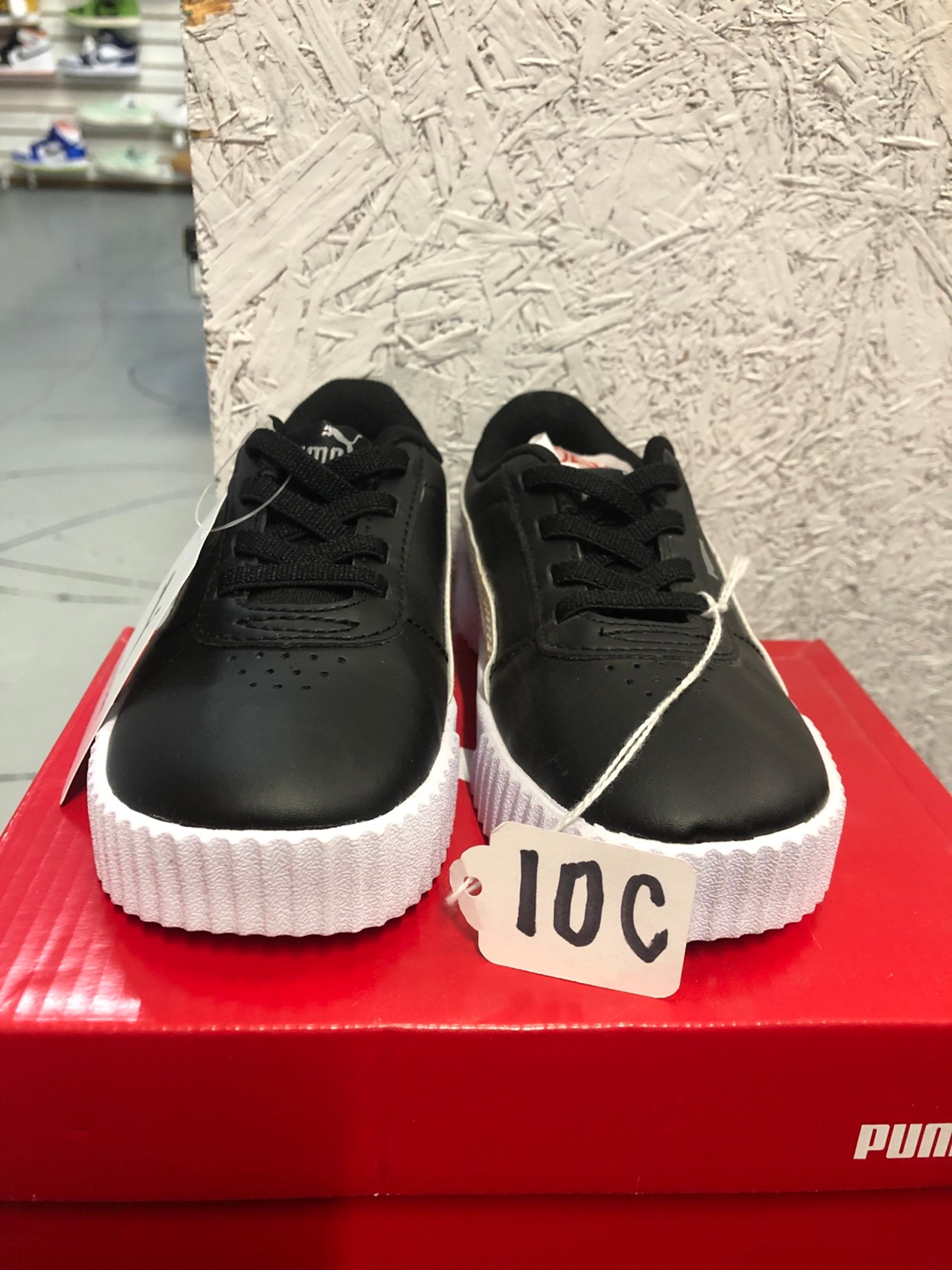Puma shoes toddlers size 10c color black for the girls brand new with box