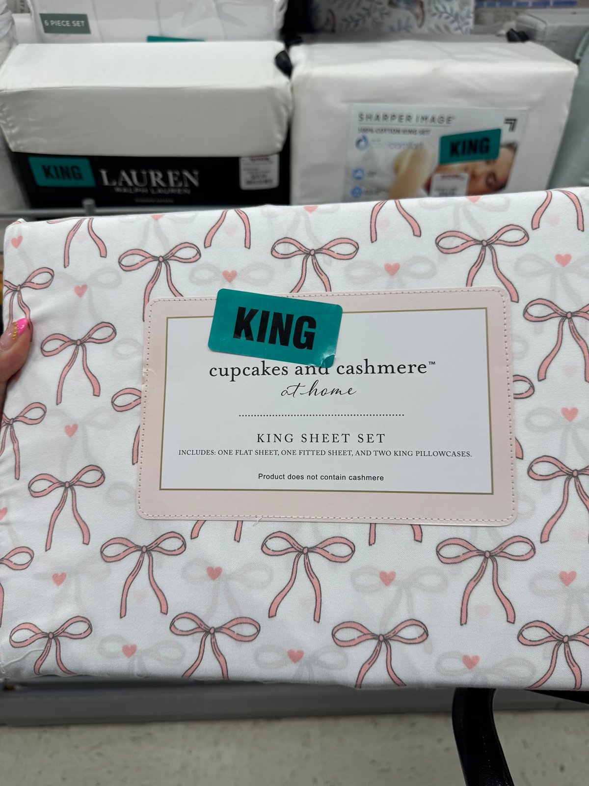 King bow bed sheet