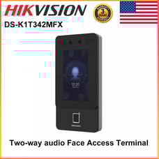 Hikvision DS-K1T342MFX Face Recognition Access Terminal Fingerprint 2-way Audio