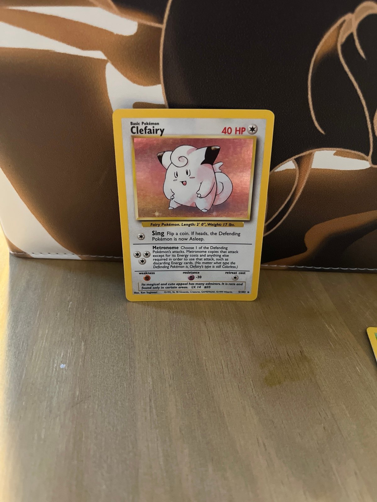Pokémon TCG Clefairy Base Set 5/102 Holo Unlimited Holo Rare