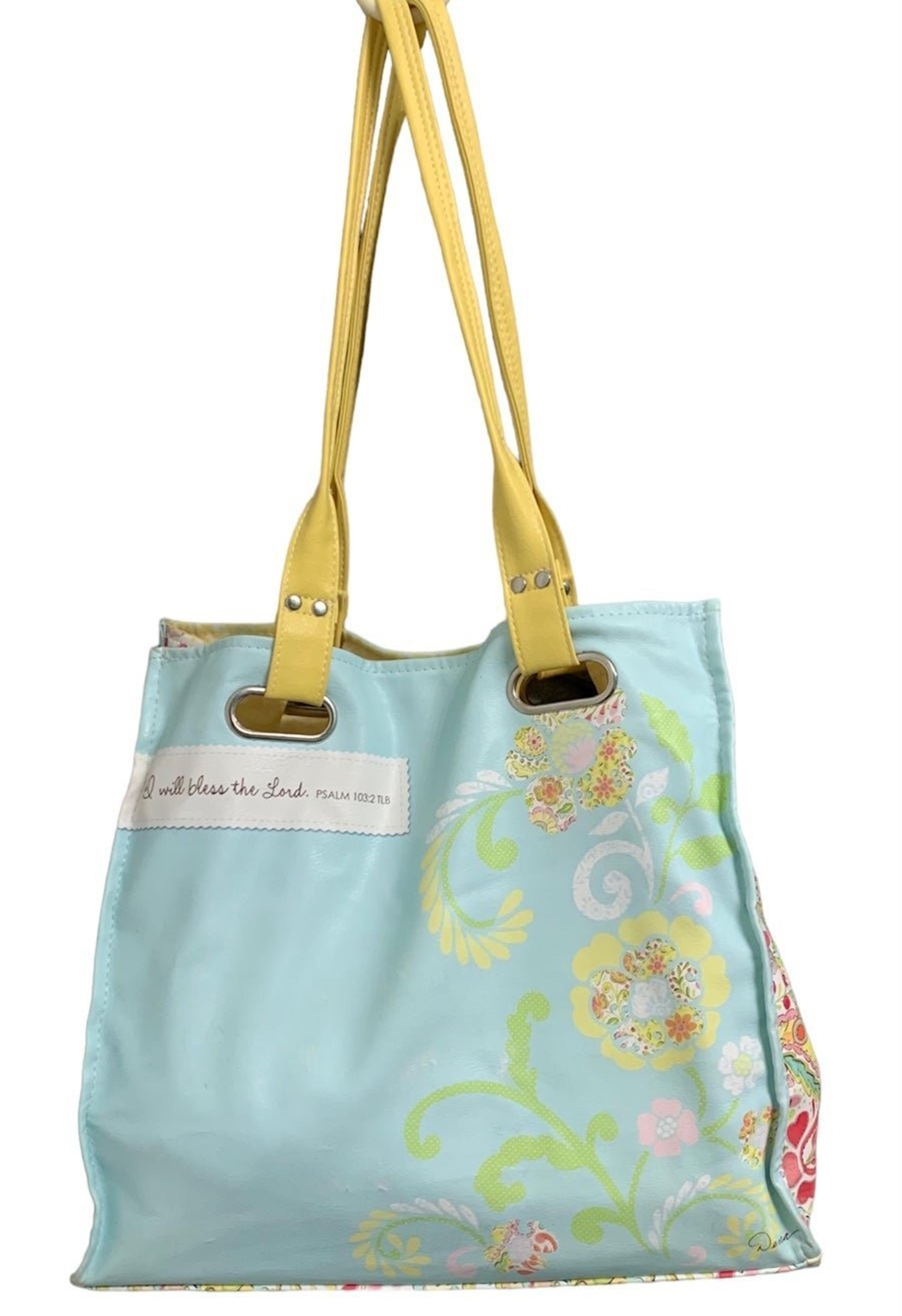 Dena Designs Paisley Floral Scripture Bag Tote