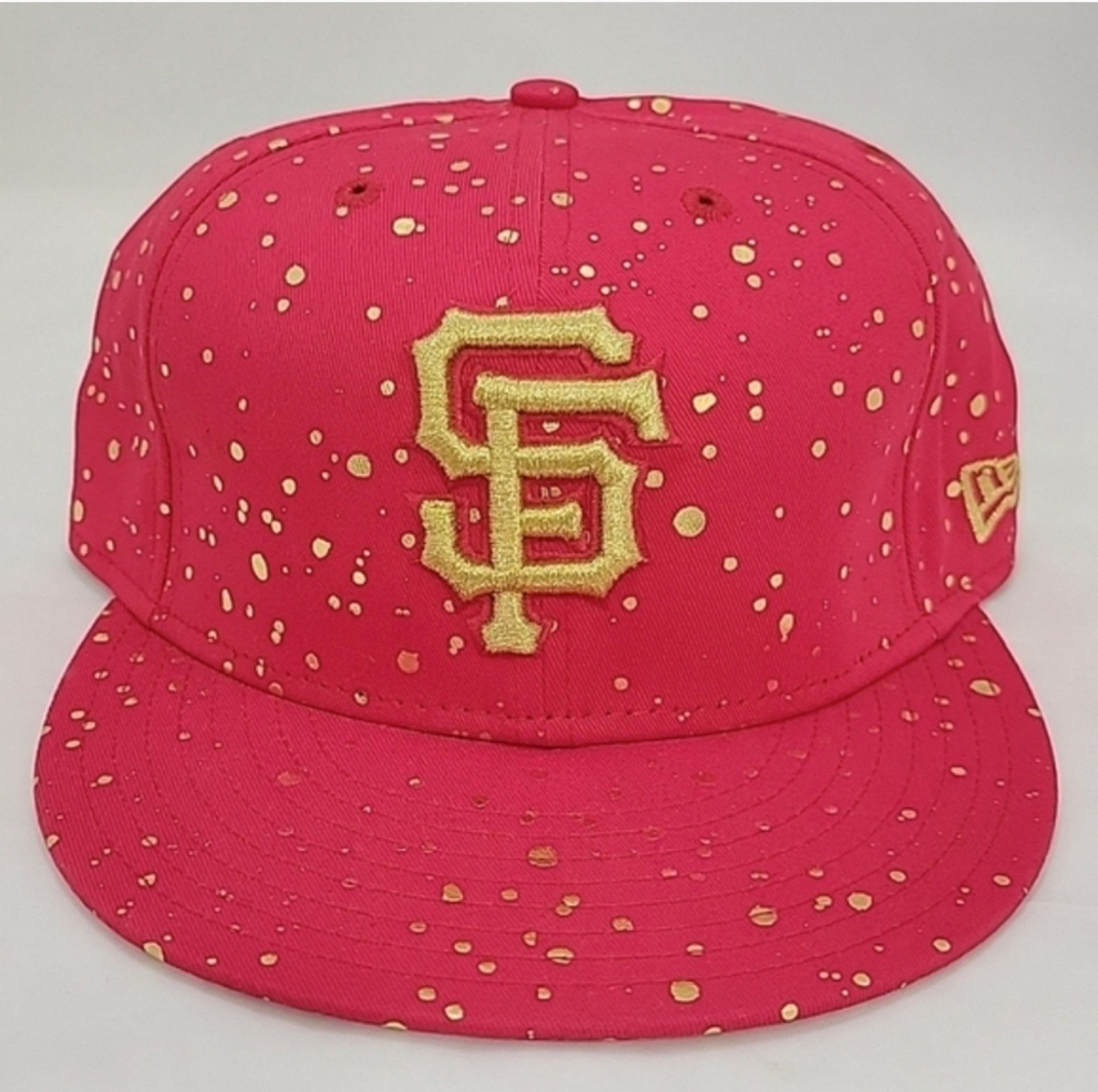New Era 59Fifty MLB San Francisco Giants Red Gold Fitted 7 1/2 Hat