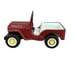 Vintage 1960s Tonka Jeep Small 6 Long Pressed Steel Red