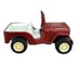 Vintage 1960s Tonka Jeep Small 6 Long Pressed Steel Red