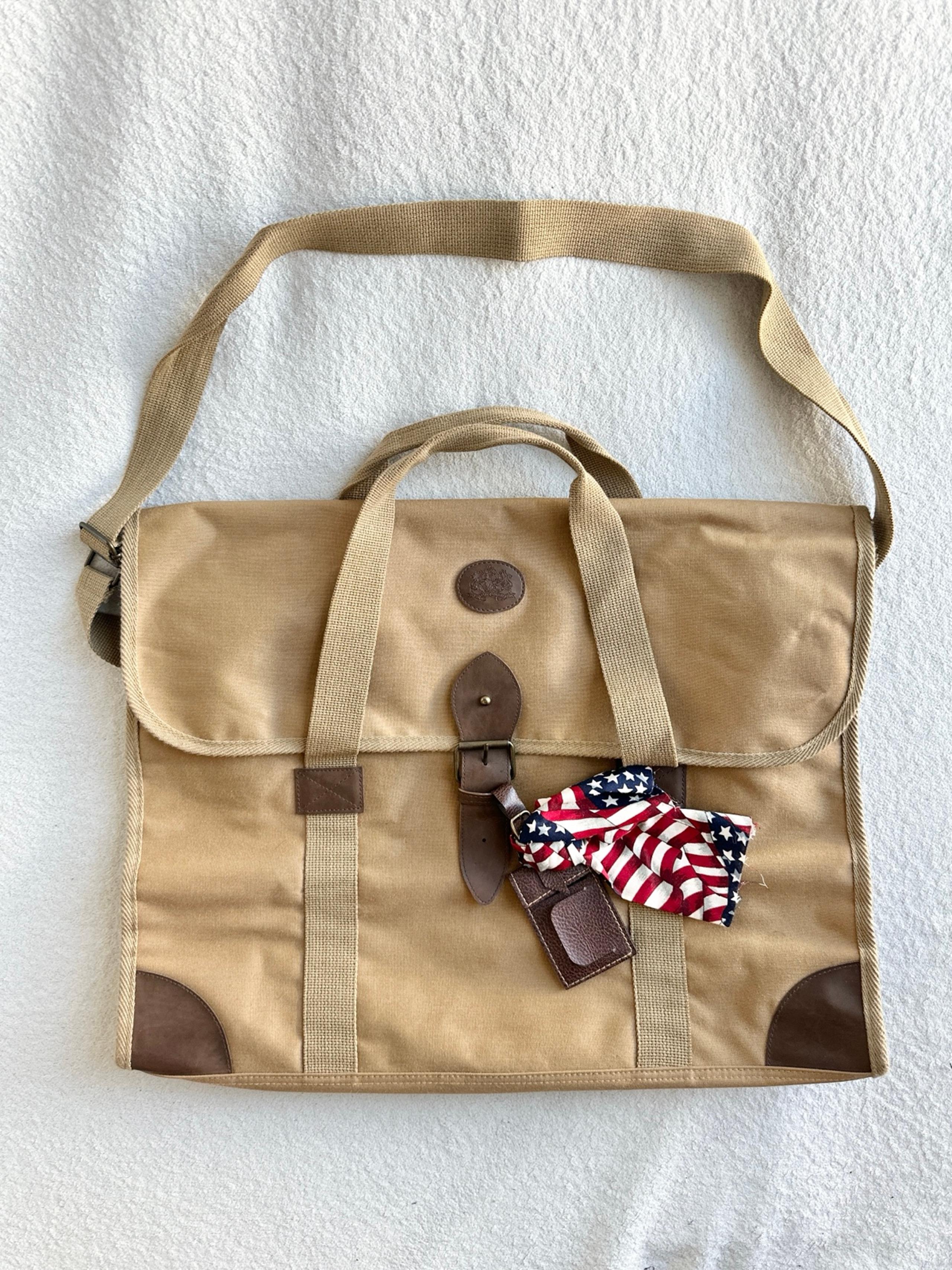 Vintage 90s Polo Ralph Lauren Safari For Men The Getaway Bag Khaki Rare New