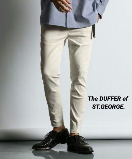 【DUFFER】Super Stretch Gum Stretch Contact Cool 3D Cut Skinny Easy Pants
