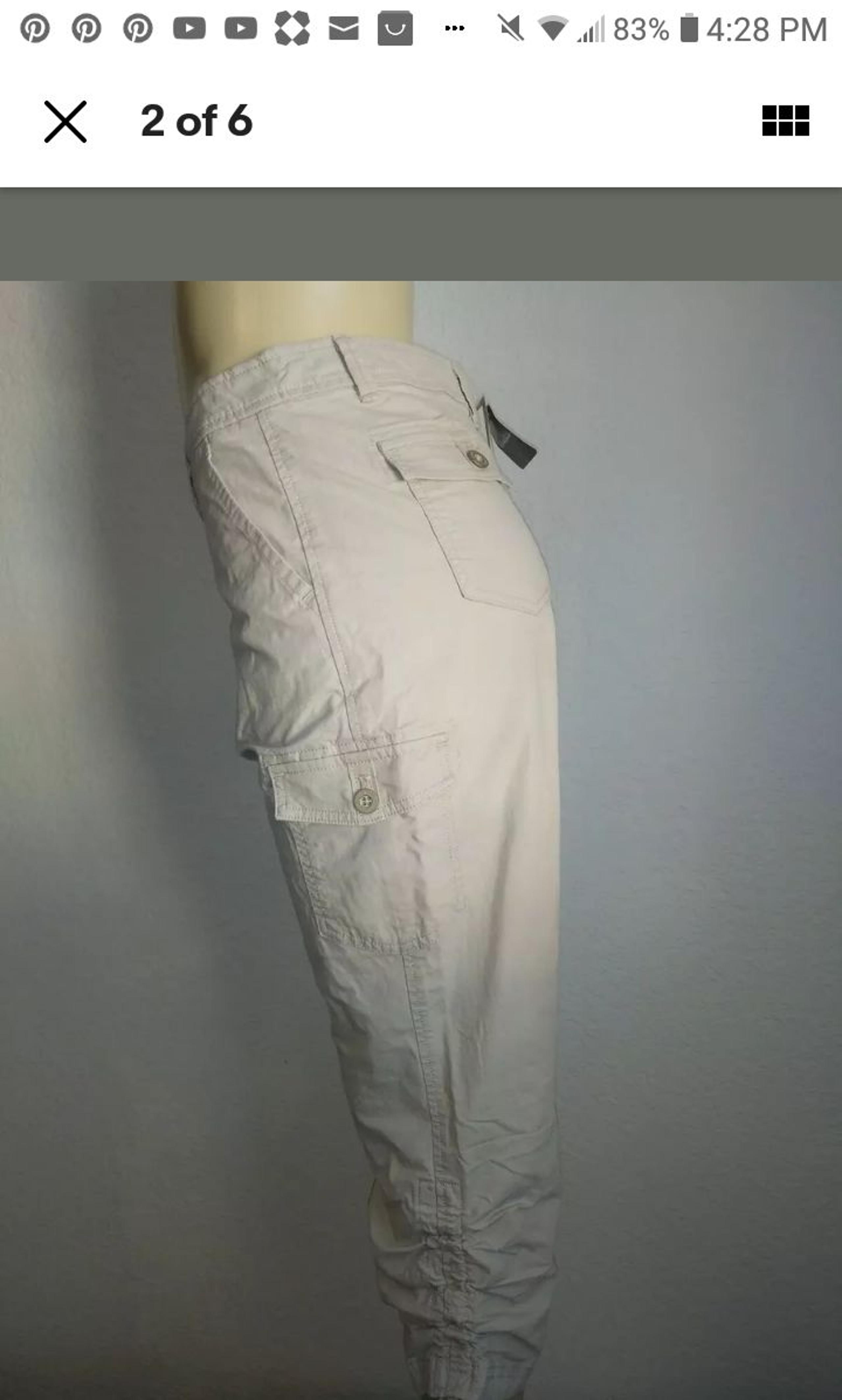 Eddie Bauer Womens Capri Pants SZ 14