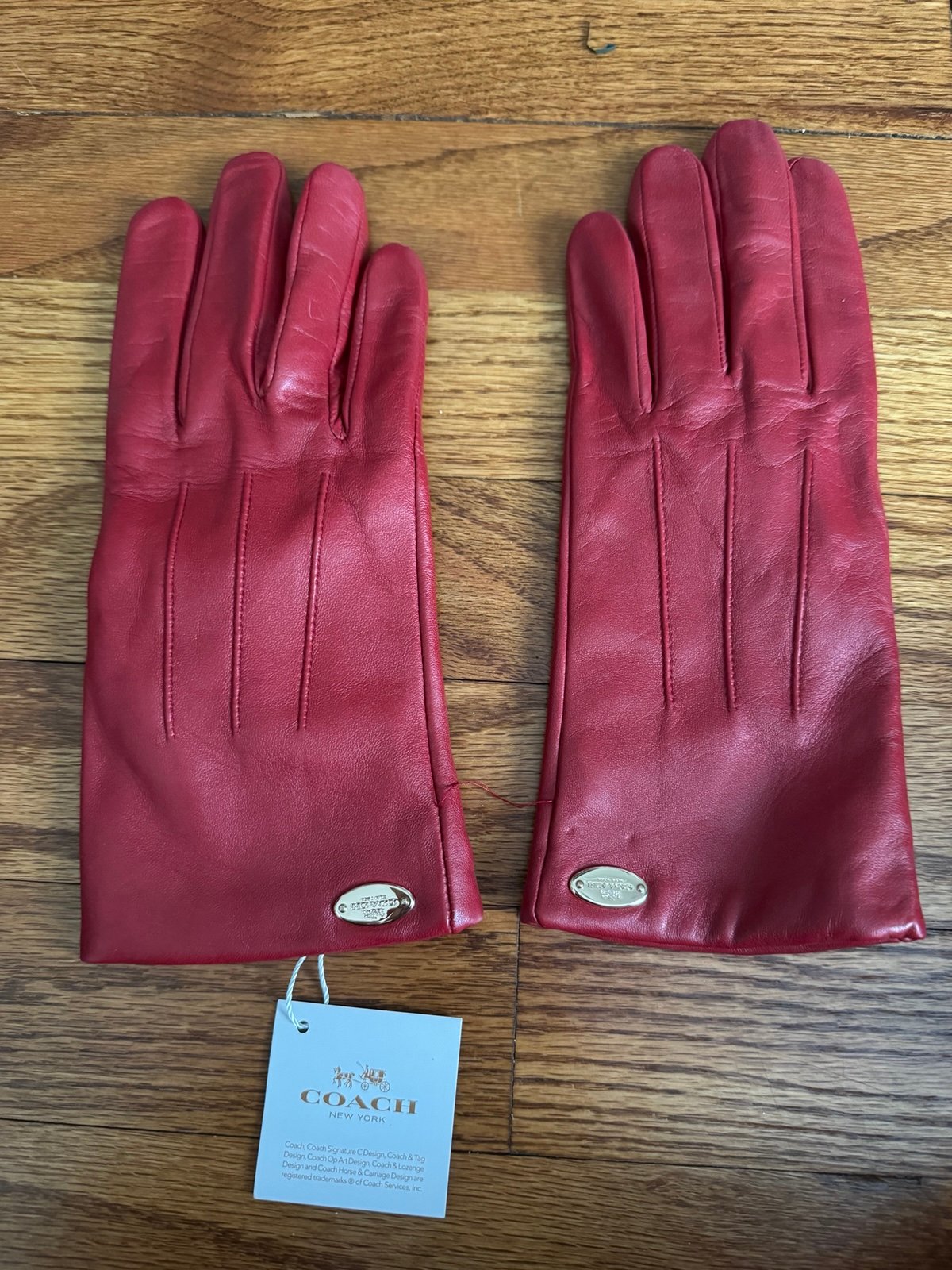 Coach Leather Gloves