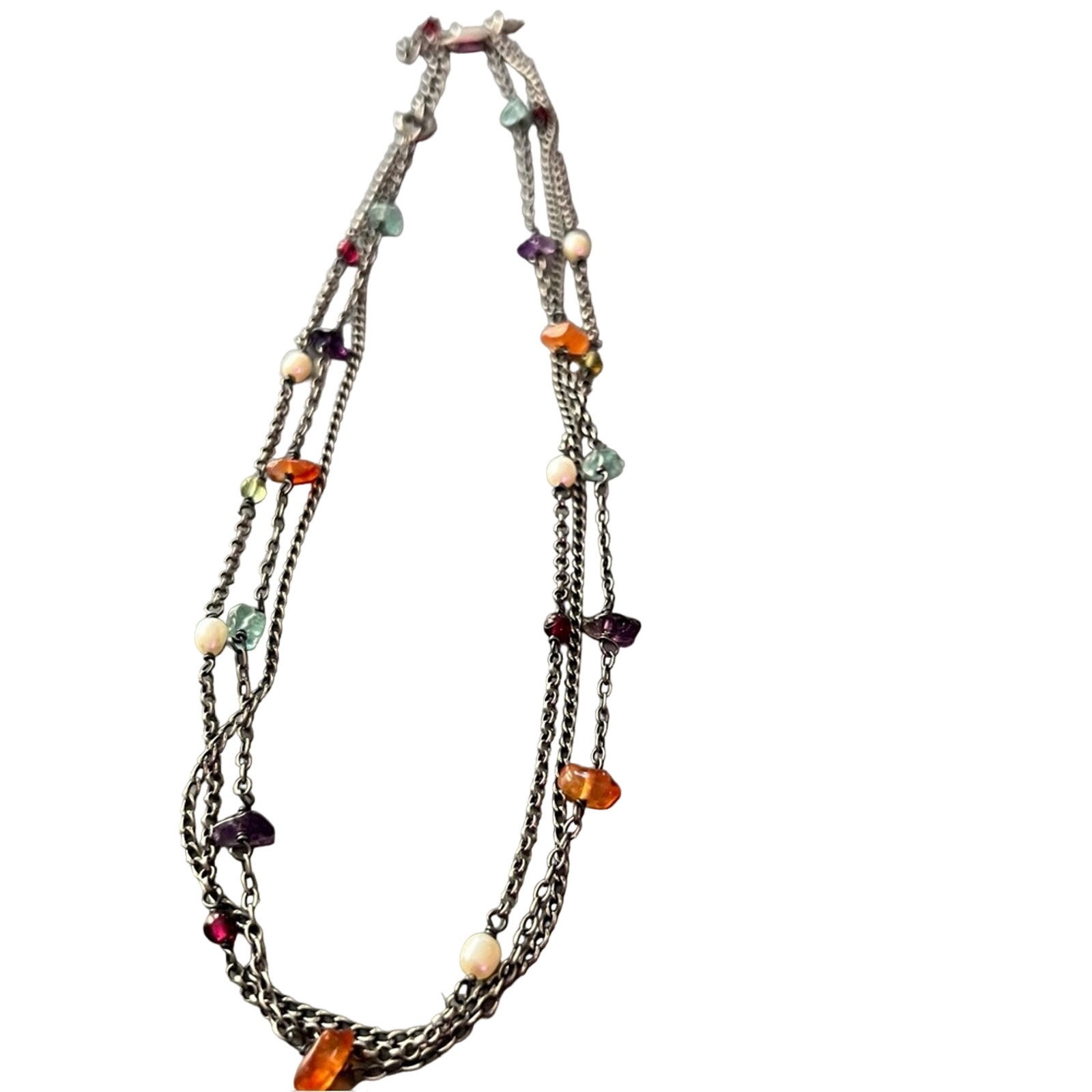 Silpada 925 Sterling Silver Multi Chain Necklace