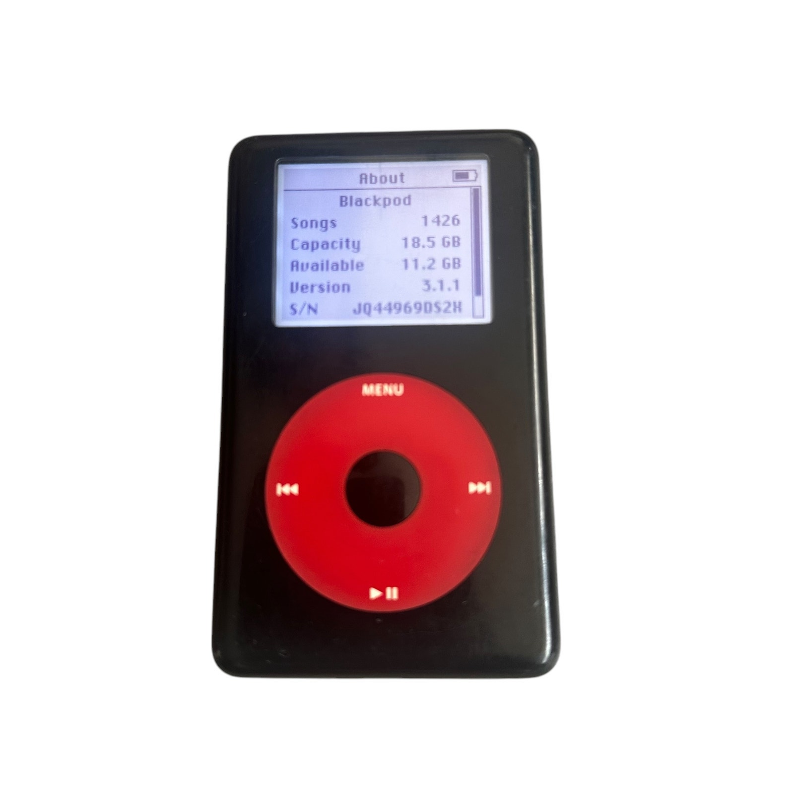 Apple iPod U2 Special Edition 4th Gen 20 GB Red/Black w