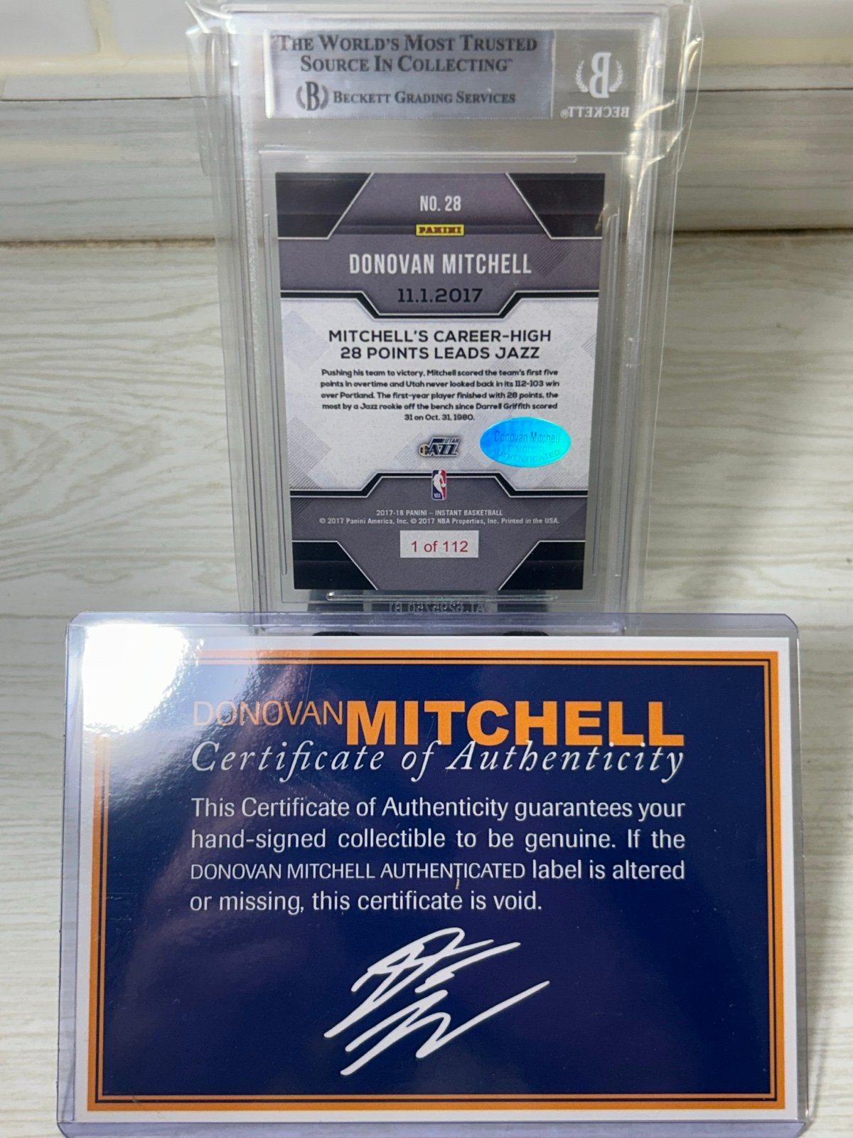 Donovan Mitchell ルーキーカード　9枚セット 2022-23 NBA Hoops Donovan Mitchell Rookie Remembrance Jersey