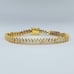 2ct Oval Diamond Womens 14K Gold Tennis Bracelet Ladies 2 ct Silver Jewelry 14 K