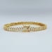 2ct Oval Diamond Womens 14K Gold Tennis Bracelet Ladies 2 ct Silver Jewelry 14 K