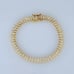 2ct Oval Diamond Womens 14K Gold Tennis Bracelet Ladies 2 ct Silver Jewelry 14 K