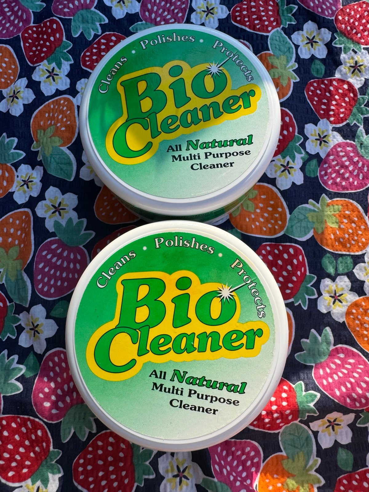 Bio Cleaner 10.5oz & Scrubber Natural Multi Purpose Polishes Protects- X2