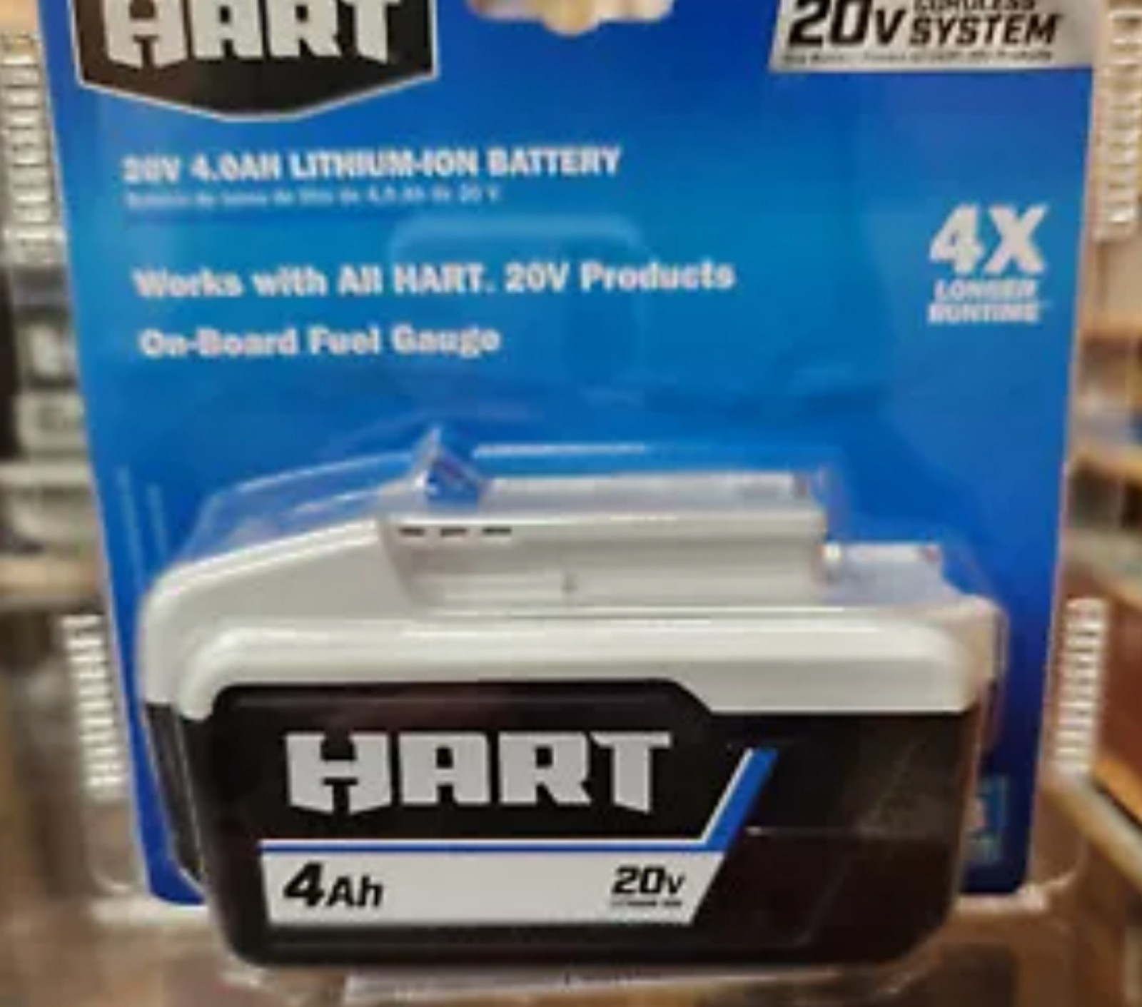 120 Battery Brand New never Opened Hart 40v 4.0Ah lithium-ion