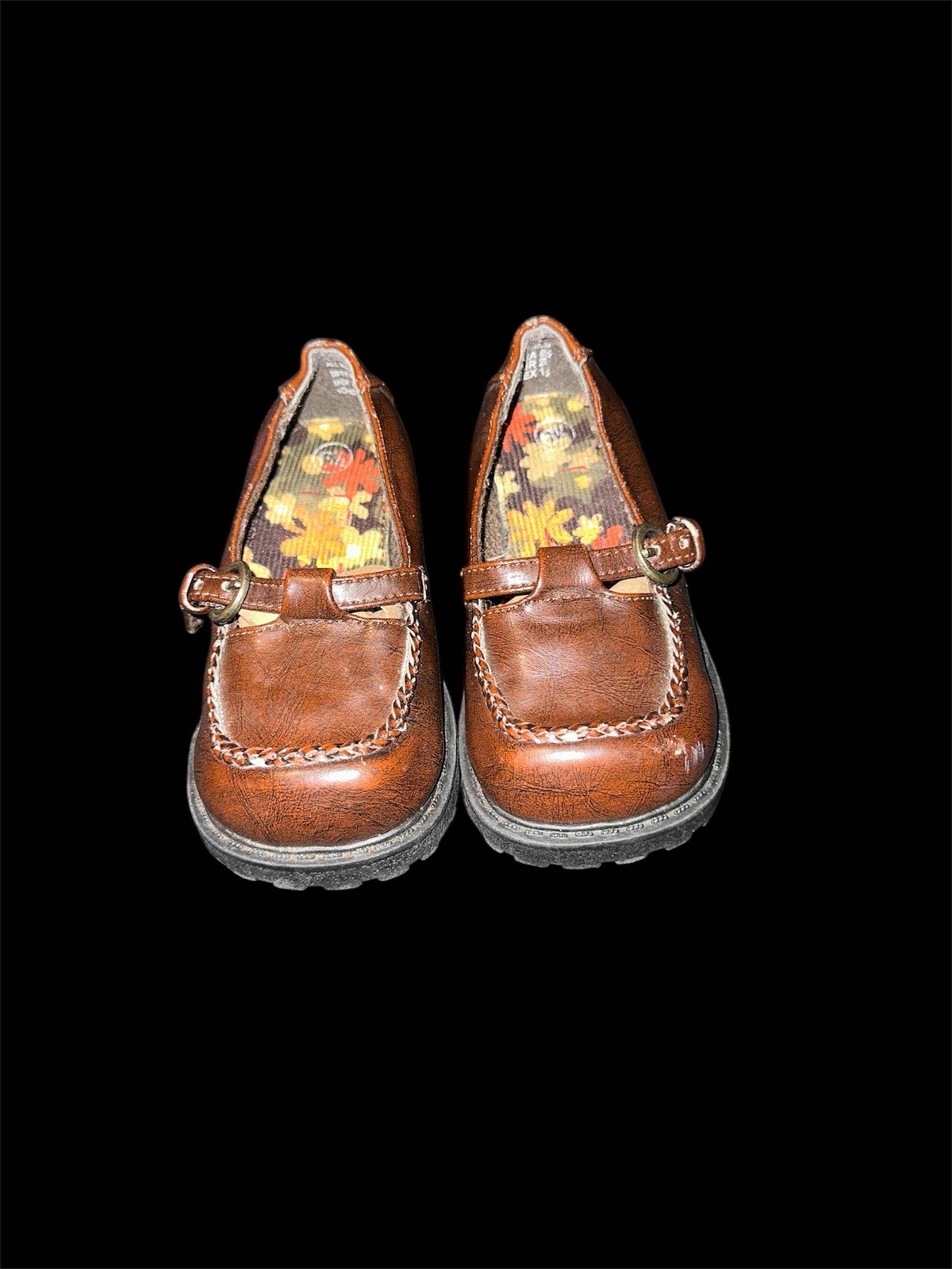 Mary Janes Brown Shoes for Girls