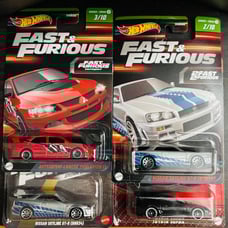 Hot Wheels Fast and Furious Lot Skyline/Supra/Evolution