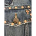 FRYE Studded Western Denim Jean Jacket L