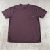 Vuori Tradewind Performance Tee Shirt Men XL Burgundy Pocket UPF30 Wicking NWOT