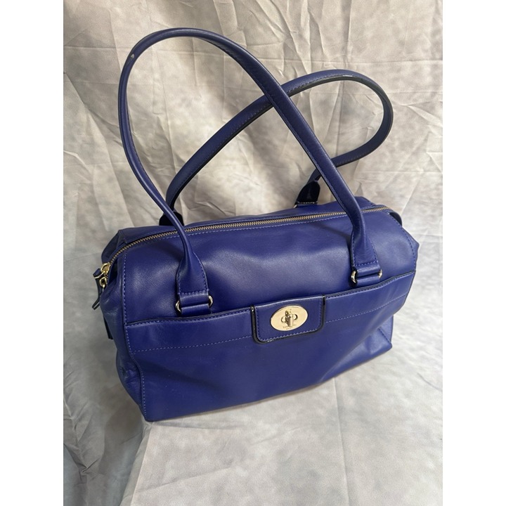 KATE SPADE NEW YORK MEDIUM SIZE COBALT BLUE SHOULDER BAG PURSE