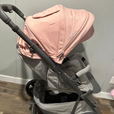 Pink Nuna stroller