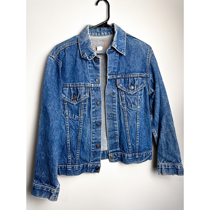 VINTAGE Levi's 1970s Type III Denim Trucker Jacket 70505 0217 36