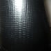 Set of 8 vintage black vinyl reptile embossed clip on chandelier shades