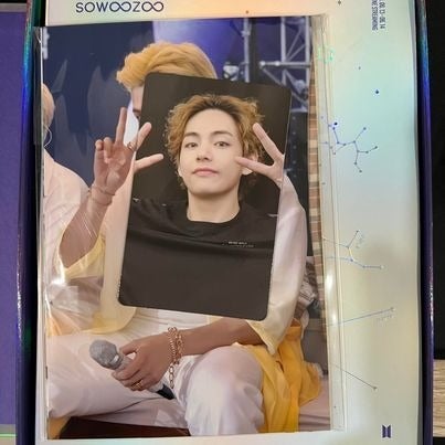 bts taehyung sowozooo blu-ray photocard + dvd